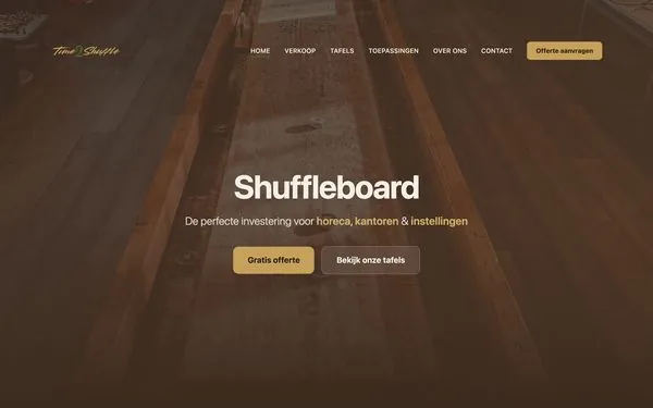 De website Time2Shuffle